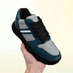 Custom Green Gray Philadelphia Shoes Personalized Sneaker FN032-D020389-23