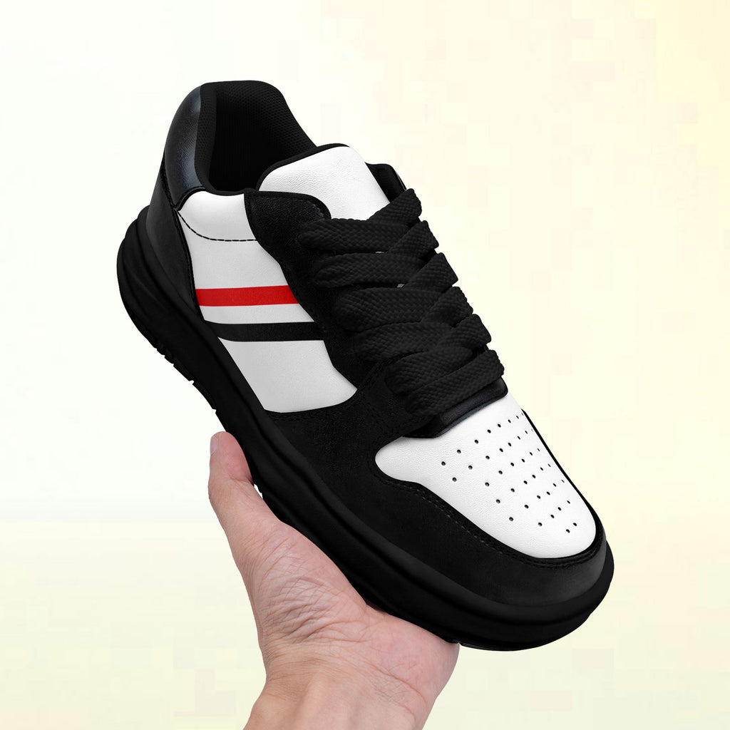 Custom Red Blue Houston Shoes Personalized Sneaker FN032-D020389-12