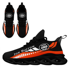 Custom Black Orange Cincinnati Maxsoul Shoes Personalized Sneaker FN003-D020325-6