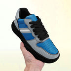 Custom Blue Gray Detroit Shoes Personalized Sneaker FN032-D020389-11