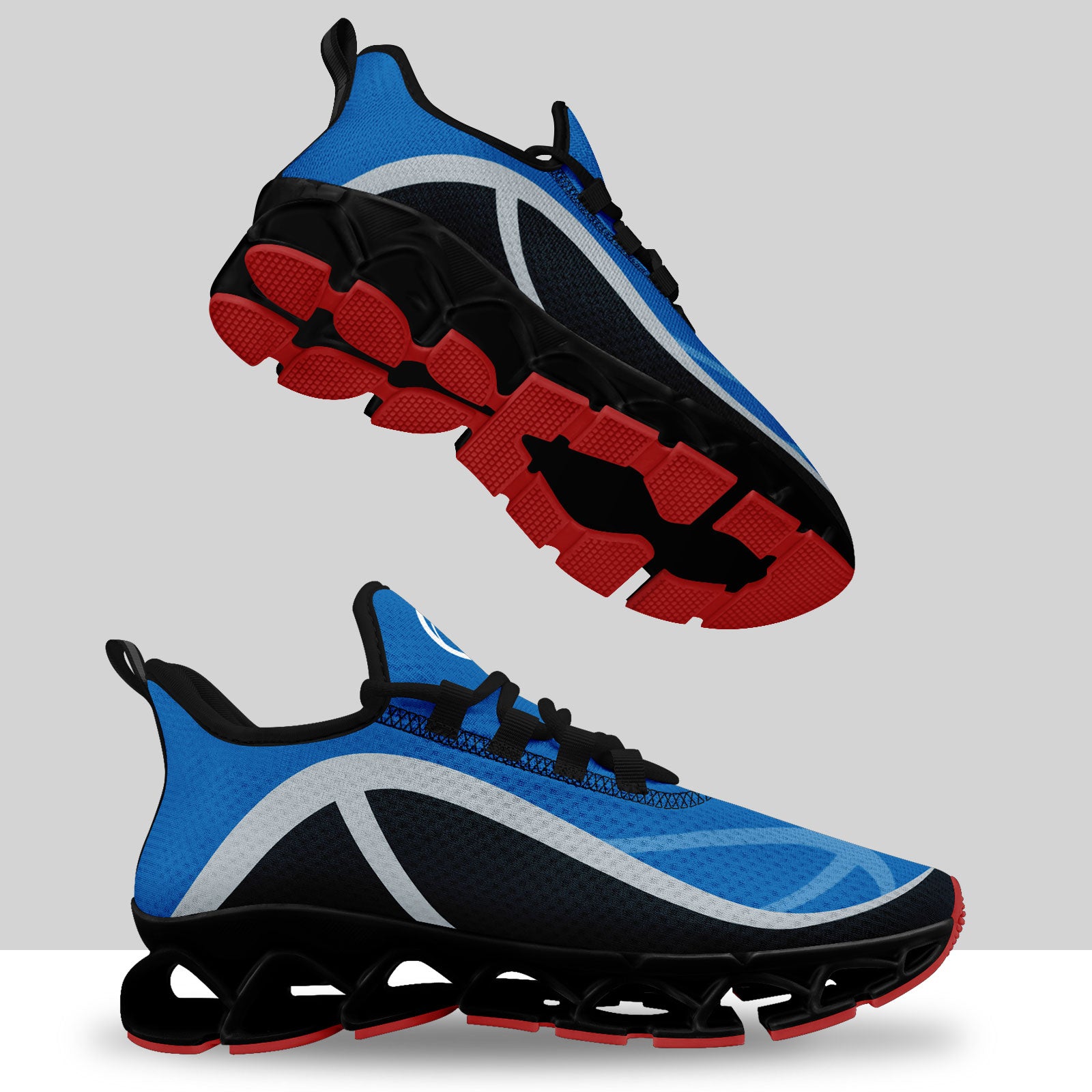 Custom Blue Black Maxsoul Shoes Personalized Sneaker FN003XD-D020391-9