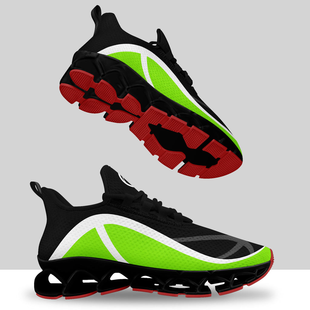 Custom Black Green Maxsoul Shoes Personalized Sneaker FN003XD-D020391-19