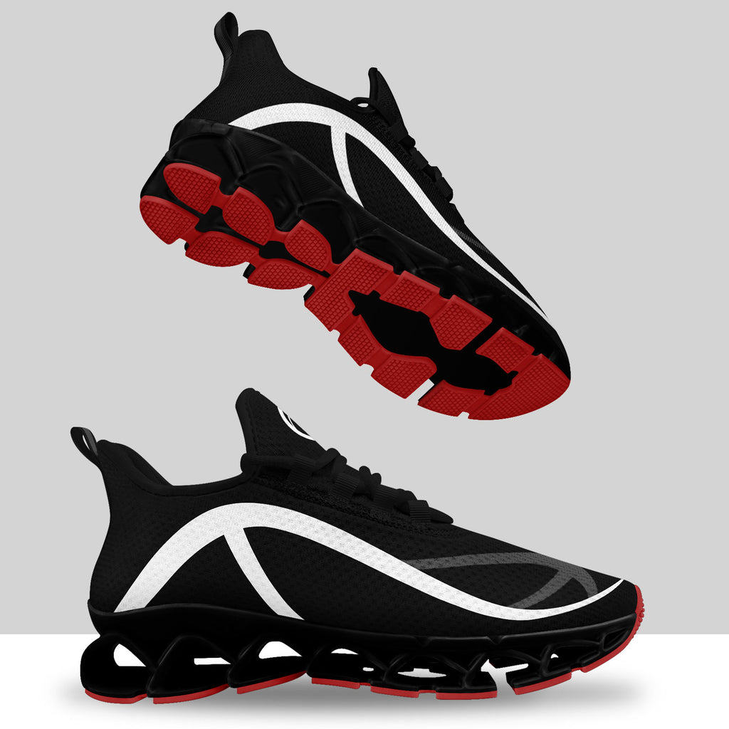 Custom Black White Maxsoul Shoes Personalized Sneaker FN003XD-D020391-15