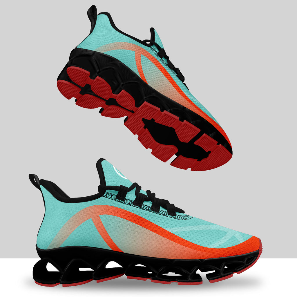 Custom Orange Blue Maxsoul Shoes Personalized Sneaker FN003XD-D020391-21