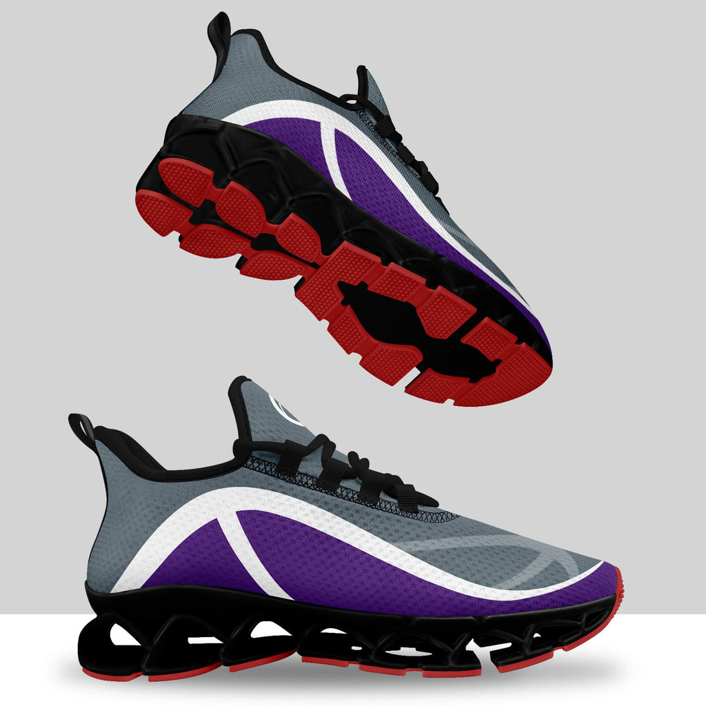 Custom Purple Gray Maxsoul Shoes Personalized Sneaker FN003XD-D020391-8