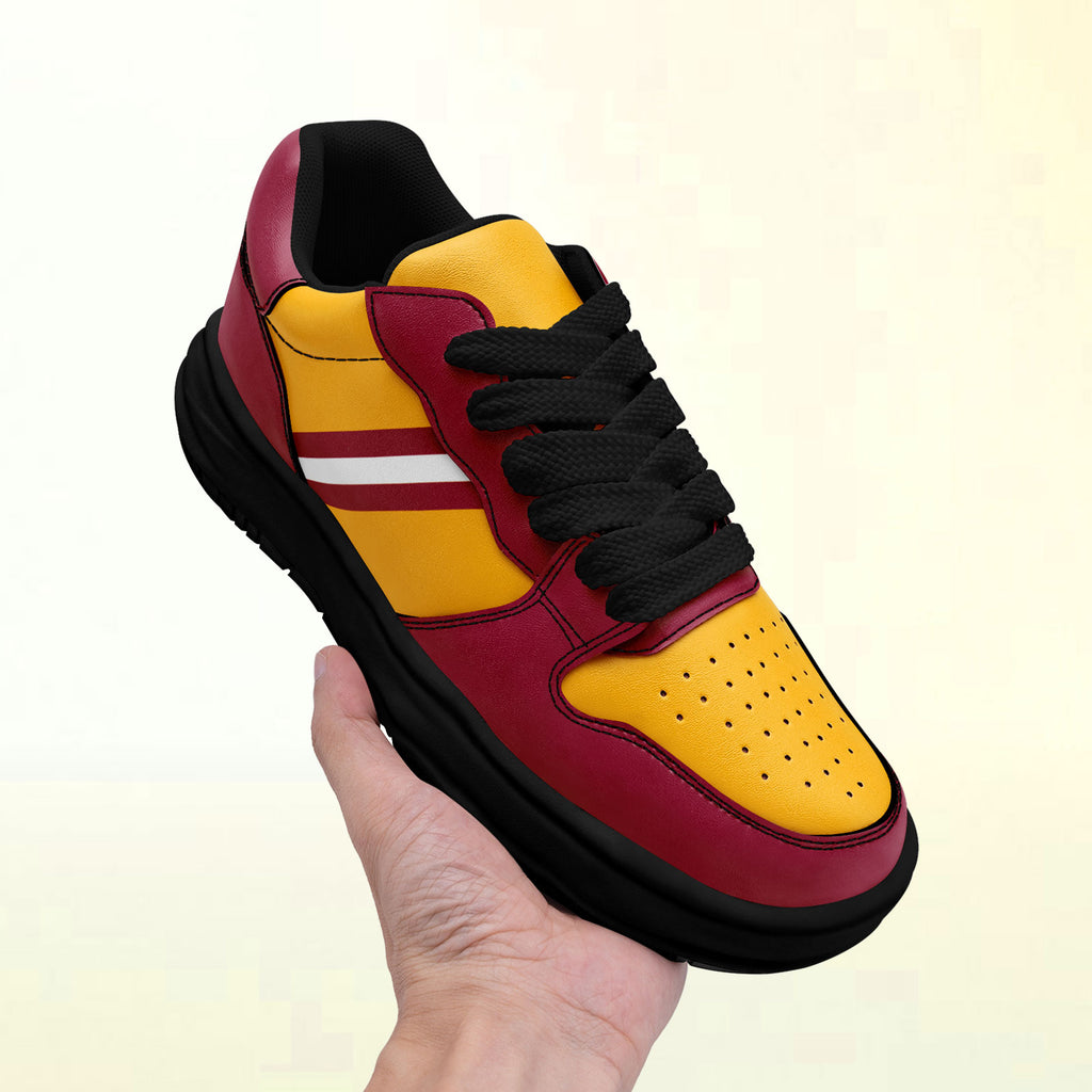 Custom Red Yellow Arizona Shoes Personalized Sneaker FN032-D020389-1