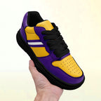Custom Purple Yellow Minnesota Shoes Personalized Sneaker FN032-D020389-17
