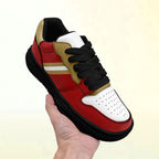 Custom Red Gold San Francisco Shoes Personalized Sneaker FN032-D020389-25