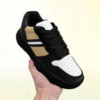 Custom Black Gold New Orleans Shoes Personalized Sneaker FN032-D020389-19
