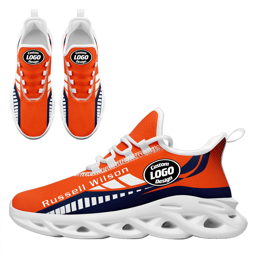 Custom Orange Blue Denver Maxsoul Shoes Personalized Sneaker FN003-D020325-10