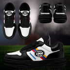 Custom Black White Pittsburgh Shoes Personalized Sneaker FN032-D020389-30