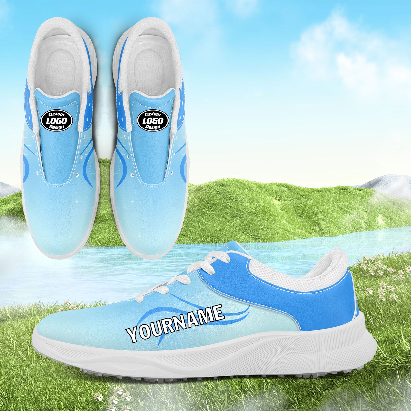 Custom Premium Golf Performance Shoes Personalized Sneaker FN062-E0605-6