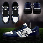Custom Blue White Dallas Shoes Personalized Sneaker FN032-D020389-9