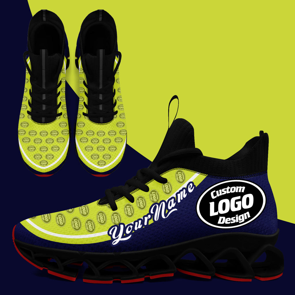 Custom Blue Green Maxsoul Shoes Personalized Sneaker FN030XD-D020388-9