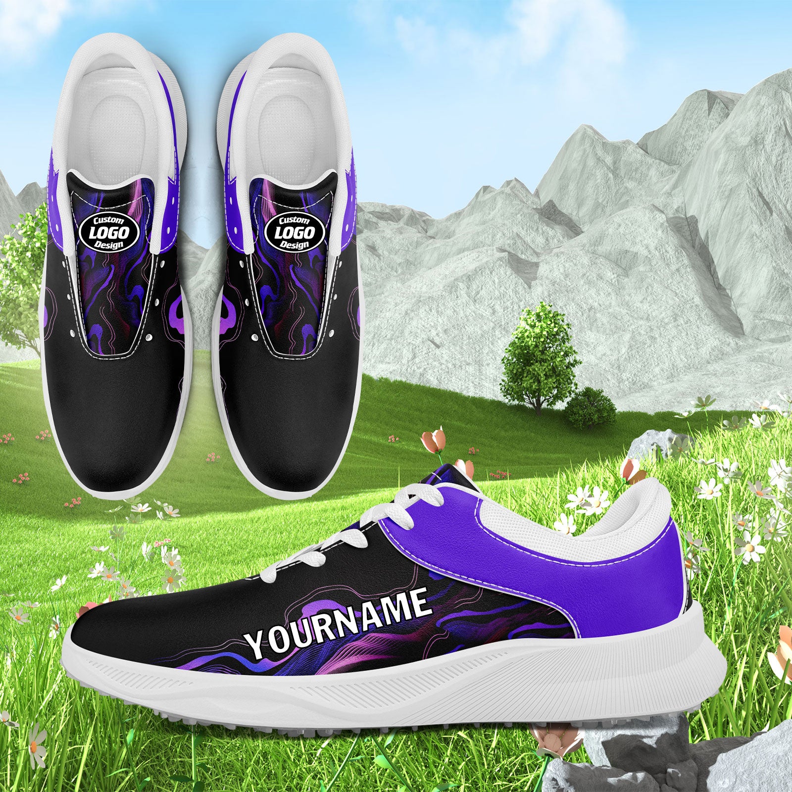 Custom Premium Golf Performance Shoes Personalized Sneaker FN062-E0605-7