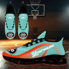 Custom Orange Blue Maxsoul Shoes Personalized Sneaker FN003XD-D020391-21