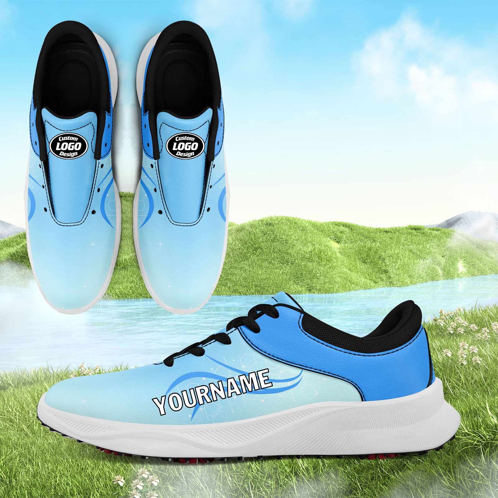 Custom Premium Golf Performance Shoes Personalized Sneaker FN062-E0605-6
