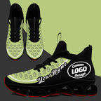 Custom Black Green Maxsoul Shoes Personalized Sneaker FN030XD-D020388-19