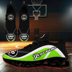Custom Black Green Maxsoul Shoes Personalized Sneaker FN003XD-D020391-19