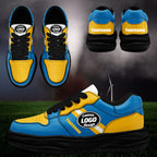 Custom Blue Yellow Los Angeles Shoes Personalized Sneaker FN032-D020389-22