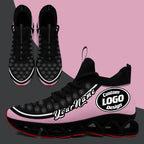 Custom Black Pink Maxsoul Shoes Personalized Sneaker FN030XD-D020388-2