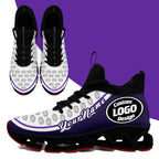 Custom Purple Cream Maxsoul Shoes Personalized Sneaker FN030XD-D020388-16