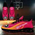 Custom Pink Yellow Maxsoul Shoes Personalized Sneaker FN003XD-D020391-20