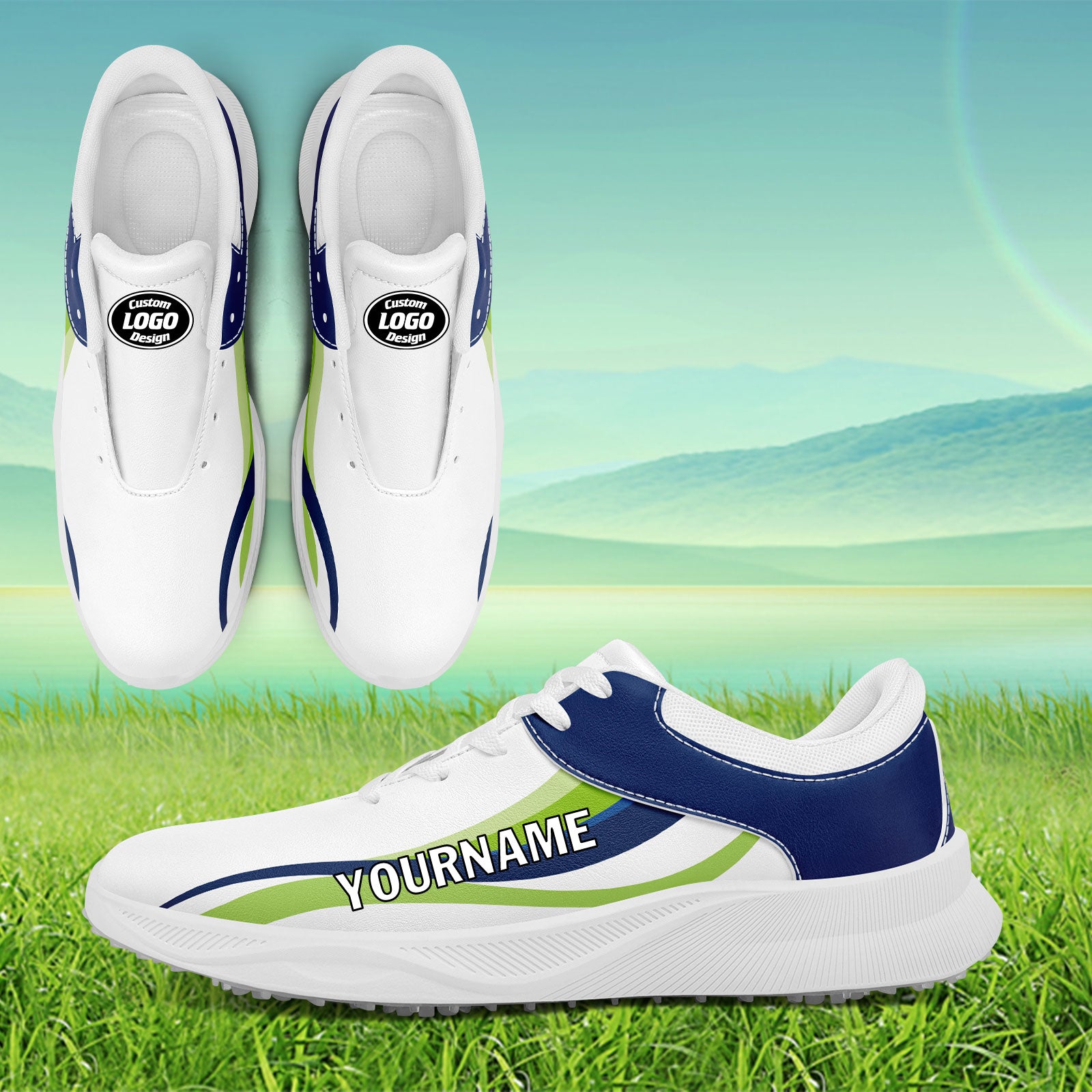 Custom Premium Golf Performance Shoes Personalized Sneaker FN062-E0605-3