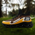 Custom Brown Yellow Maxsoul Shoes Personalized Sneaker FN030A-E020011-10