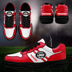 Custom Red White Kansas City Shoes Personalized Sneaker FN032-D020389-18