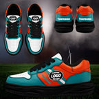 Custom Green Orange Miami Shoes Personalized Sneaker FN032-D020389-24