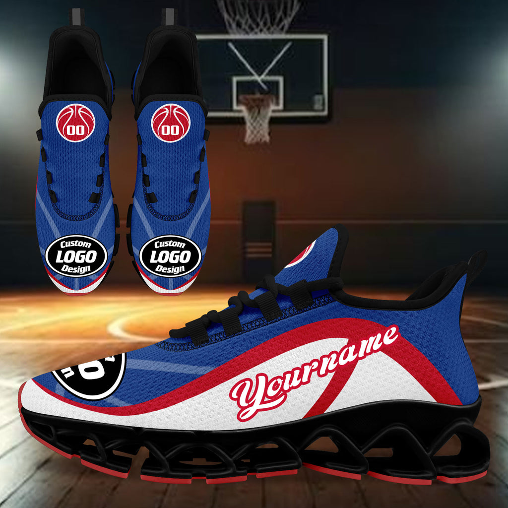 Custom Blue Red Maxsoul Shoes Personalized Sneaker FN003XD-D020391-1