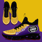 Custom Purple Yellow Maxsoul Shoes Personalized Sneaker FN030XD-D020388-26