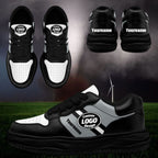 Custom Black Gray Las Vegas Shoes Personalized Sneaker FN032-D020389-20