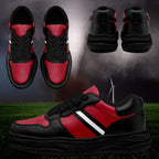 Custom Red Black Atlanta Shoes Personalized Sneaker FN032-D020389-3