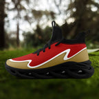 Custom Red Gold Maxsoul Shoes Personalized Sneaker FN030A-E020011-18