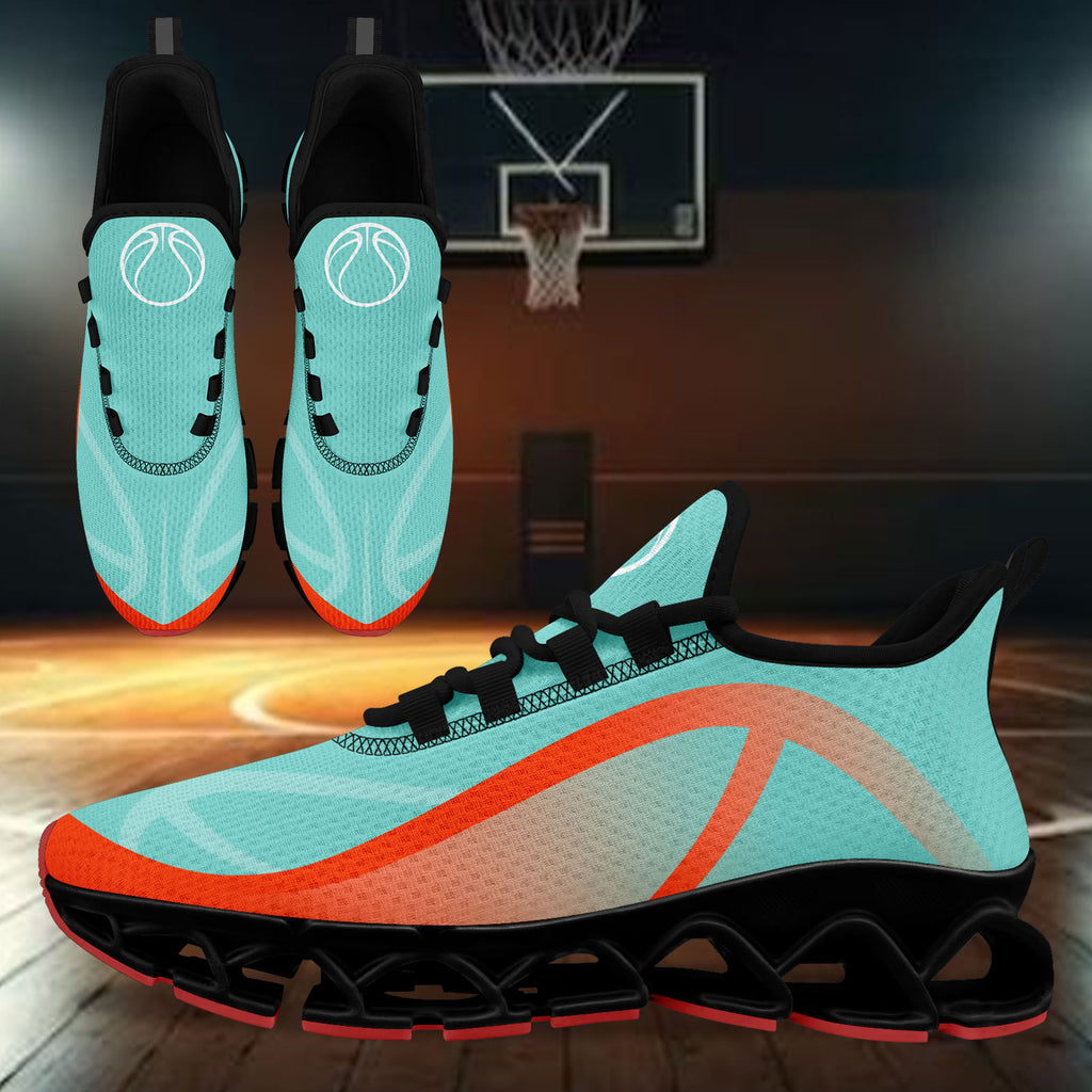 Custom Orange Blue Maxsoul Shoes Personalized Sneaker FN003XD-D020391-21