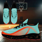 Custom Orange Blue Maxsoul Shoes Personalized Sneaker FN003XD-D020391-21