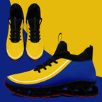 Custom Blue Yellow Maxsoul Shoes Personalized Sneaker FN030XD-D020388-25