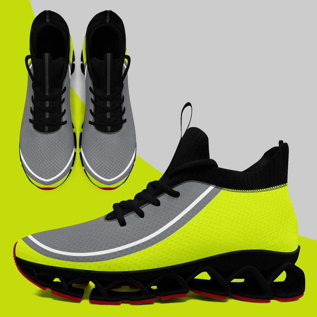 Custom Green Gray Maxsoul Shoes Personalized Sneaker FN030XD-D020388-22