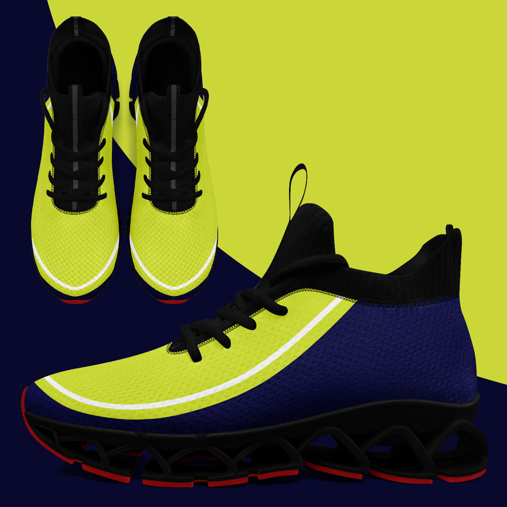 Custom Blue Green Maxsoul Shoes Personalized Sneaker FN030XD-D020388-9
