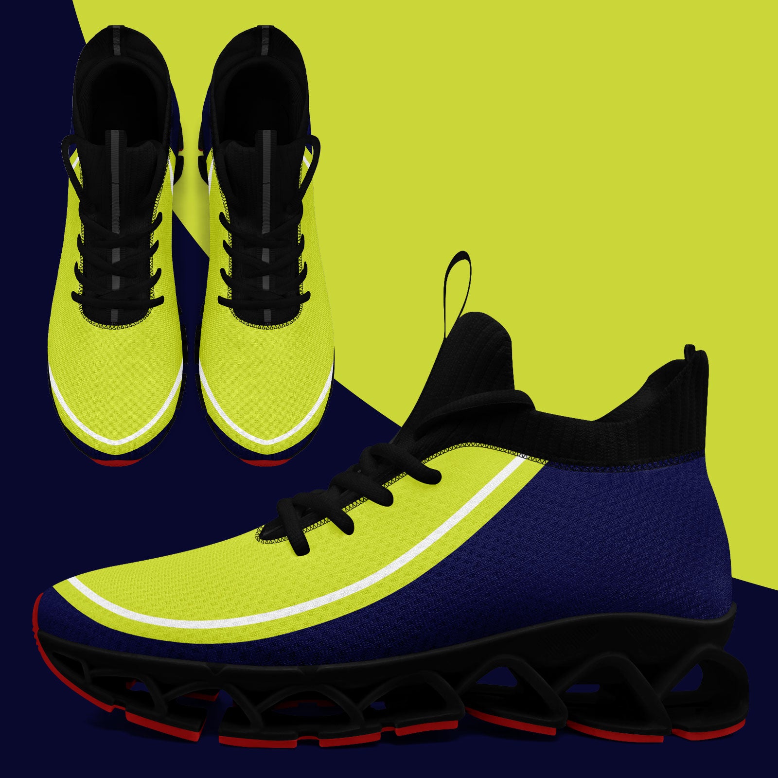 Custom Blue Green Maxsoul Shoes Personalized Sneaker FN030XD-D020388-9
