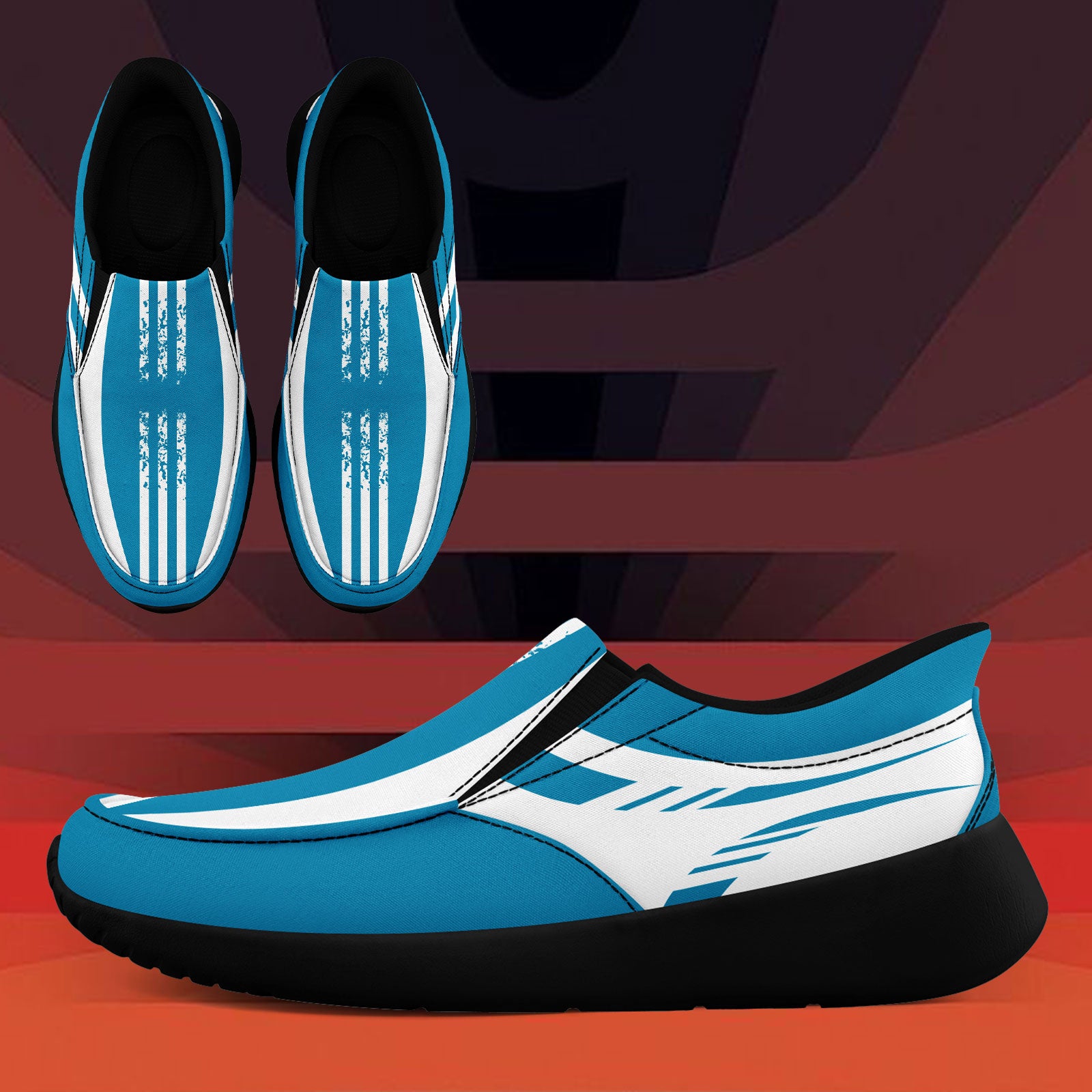 Custom Corporate Sneakers Slip On Shoes Personalized Corporate Shoes FN067-E023045-1
