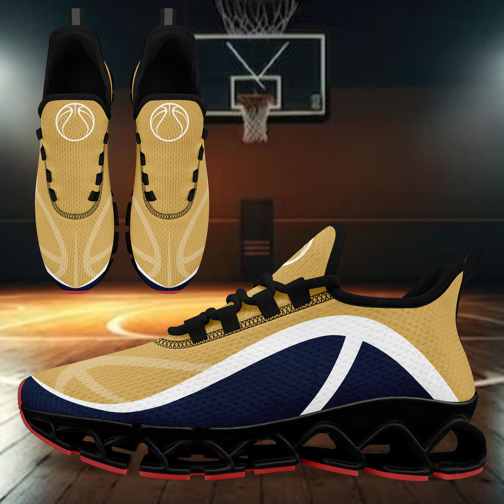 Custom Blue Yellow Maxsoul Shoes Personalized Sneaker FN003XD-D020391-12