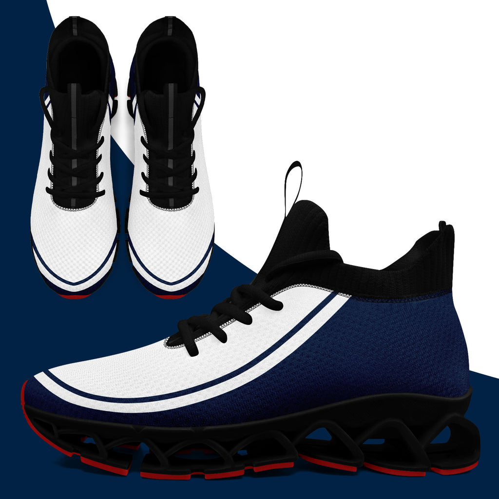 Custom Navy White Maxsoul Shoes Personalized Sneaker FN030XD-D020388-24