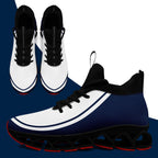 Custom Navy White Maxsoul Shoes Personalized Sneaker FN030XD-D020388-24