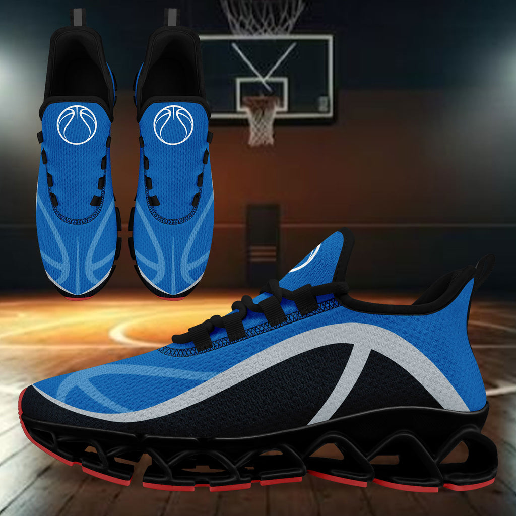 Custom Blue Black Maxsoul Shoes Personalized Sneaker FN003XD-D020391-9