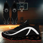 Custom Black White Maxsoul Shoes Personalized Sneaker FN003XD-D020391-15