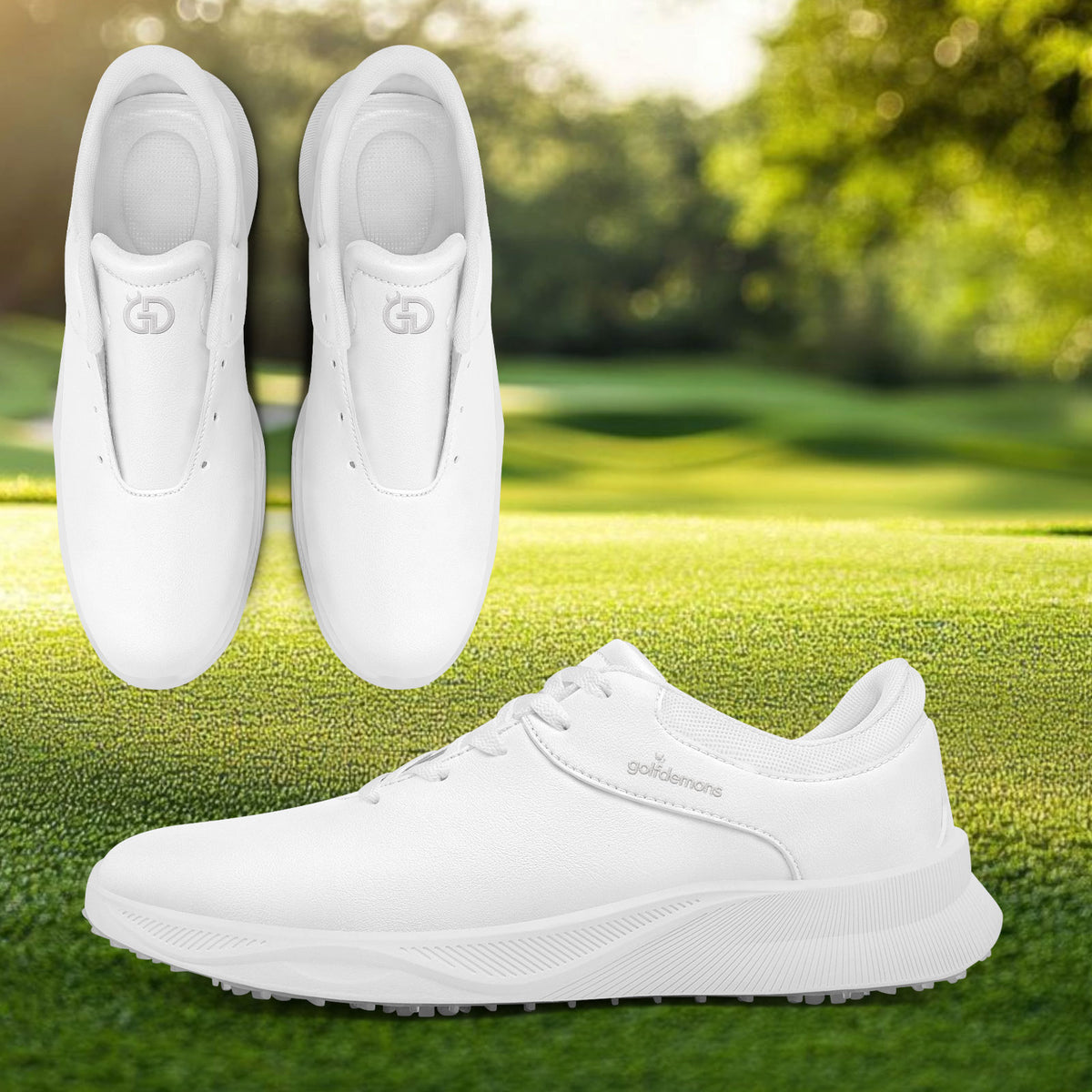Premium Custom Golf Shoes for Teams, Golfdemons Personalized Logo & Name FN062-26020070-7W