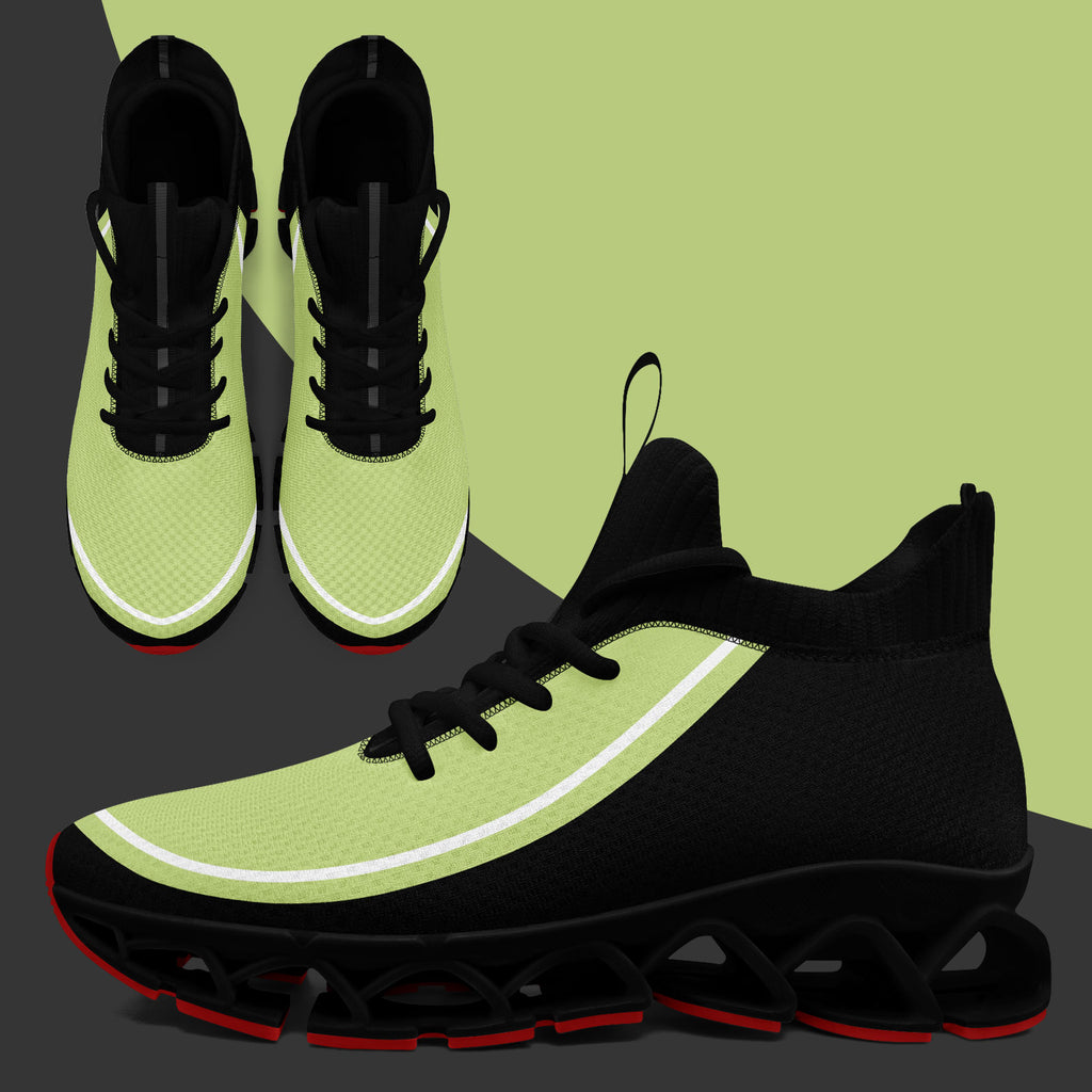 Custom Black Green Maxsoul Shoes Personalized Sneaker FN030XD-D020388-19